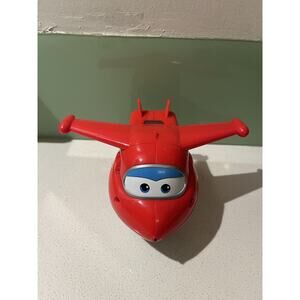 Super Wings Plane Figure R C Jett Red Missing Remote Control 3" x 6 "